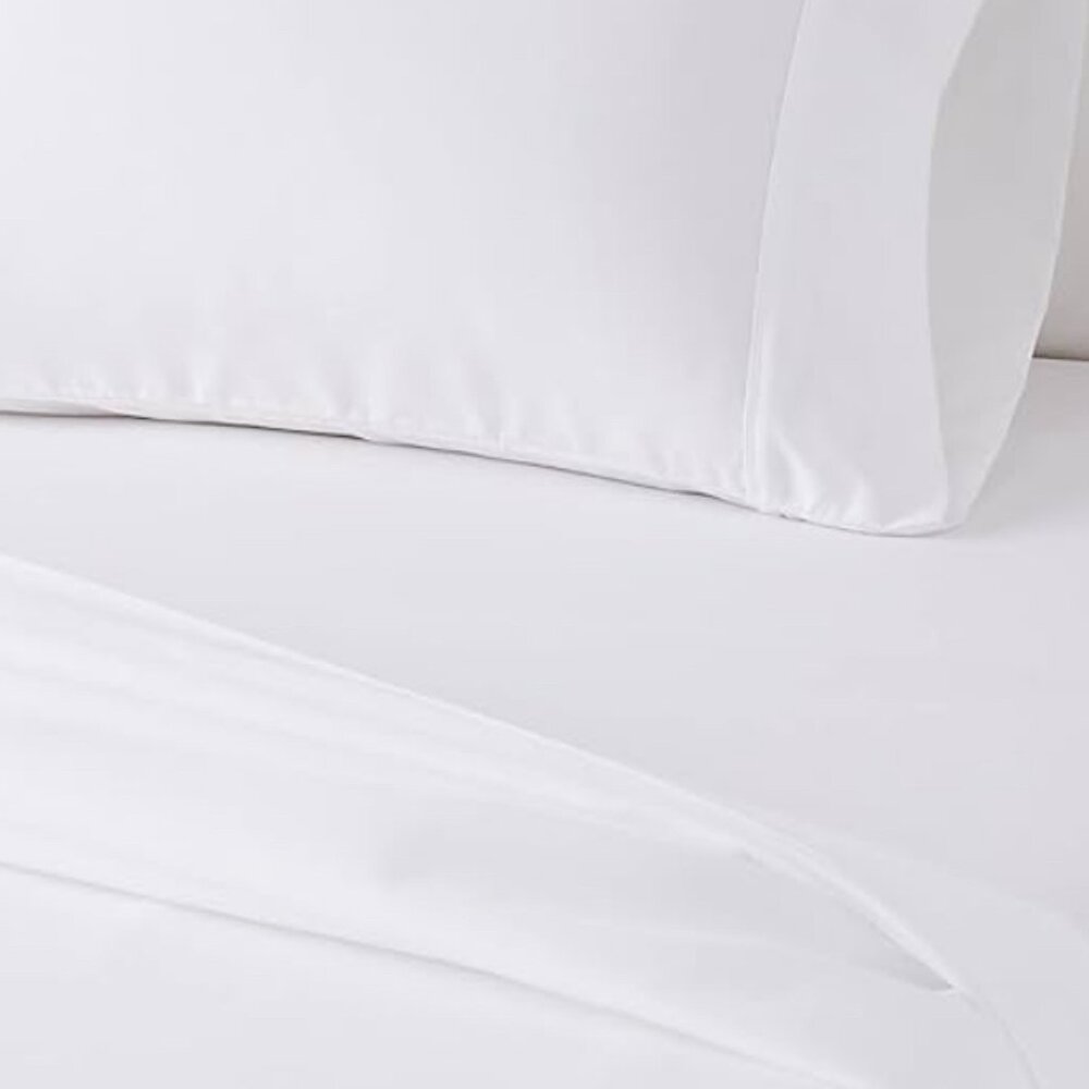 Amazon Basics Twin XL Sheet Set Bright White NIB Dorm Bedding